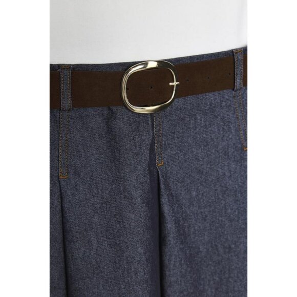 ZARA CONTRAST DRESS WITH BELT - Picture 7 of 7